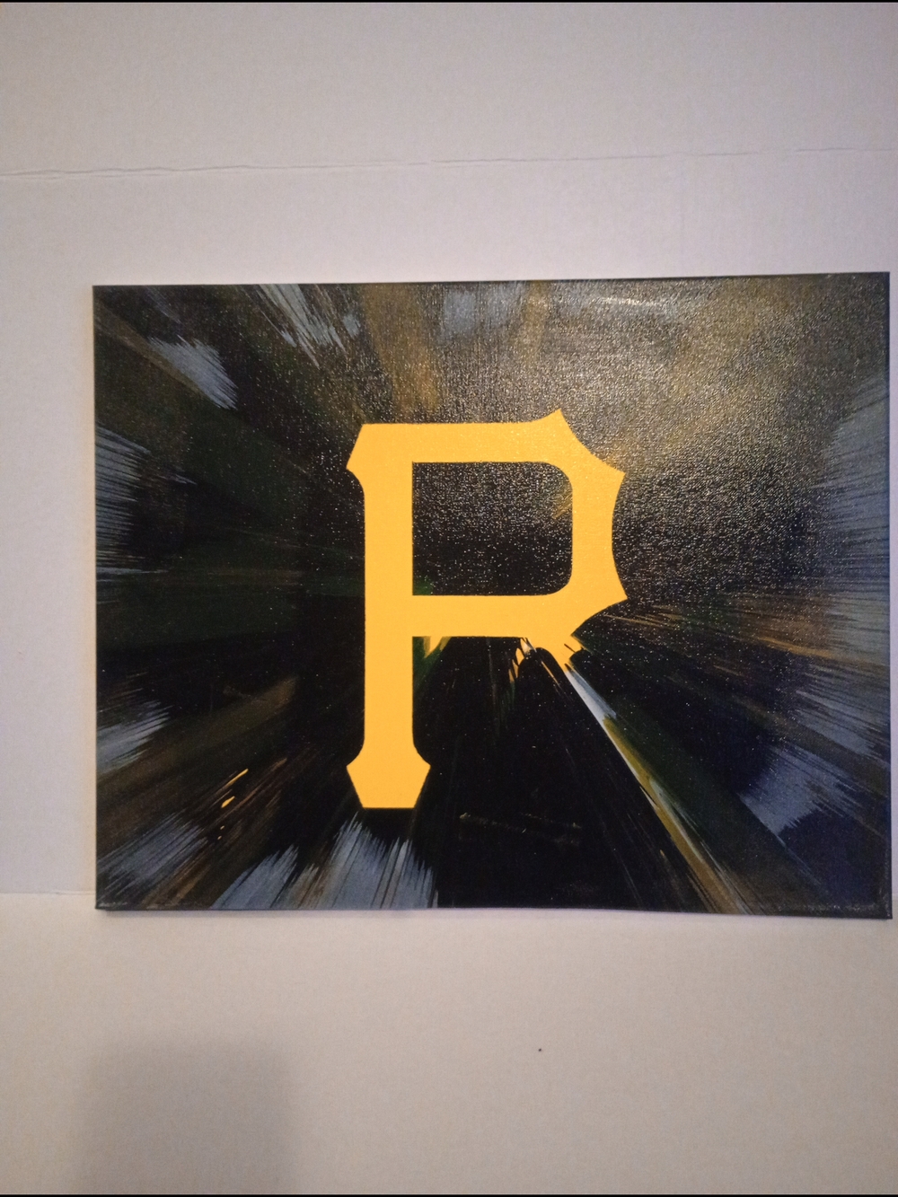 Abstract Spin Art- 16 x 20 Custom Made Logo Wall Decor - Picture 7 of 10